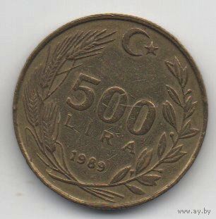 500 лир 1989 Турция