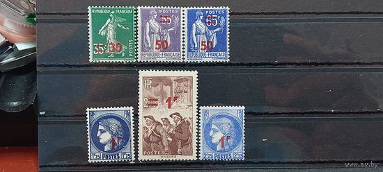 ФРАНЦИЯ 1940г. НАДП. Полная серия. Чист*