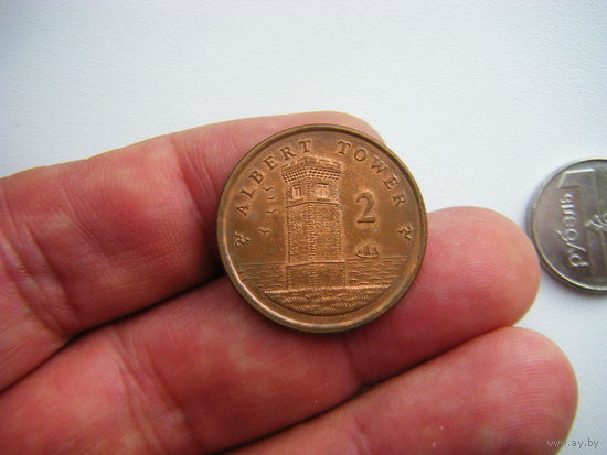 Остров Мэн 2 пенса 2009г.