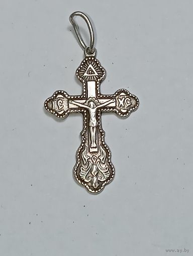 Крестик серебро  925 проба .