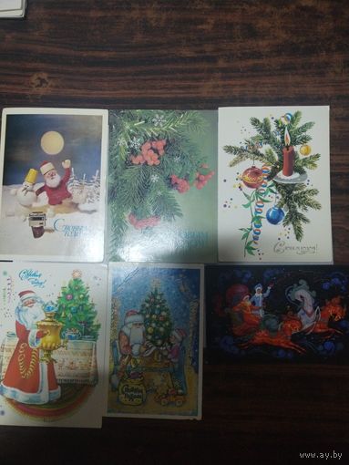 Открытки чистые с новым годом