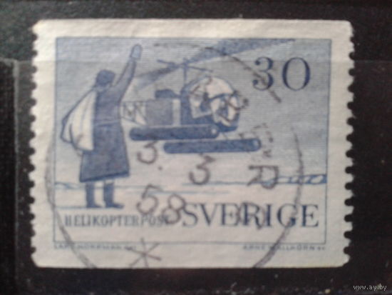 Швеция 1958 Вертолет