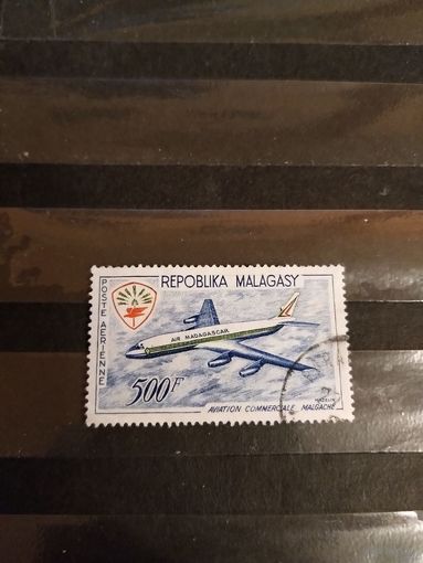 1963 Мадагаскар Ивер РА88 авиация самолёт выпускалась одиночкой авиапочта (1-11)