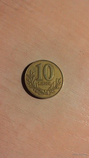 Албания, 10 леков 1996.