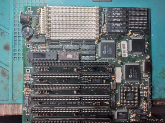 Материнская плата 386 DX-40 с кэшем 128 мб рабочая