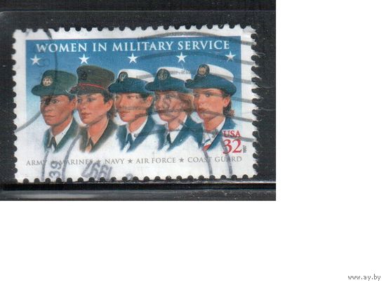 США-1997 (Мих.2899) , гаш., Женщины в армии(одиночка)
