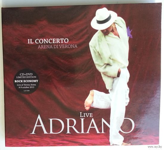 CD+DVD Adriano Celentano – Adriano Live - Il Concerto - Arena Di Verona (2012)