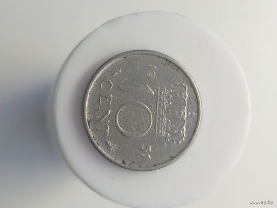 10 центов Нидерланды 1951 год  лот 43