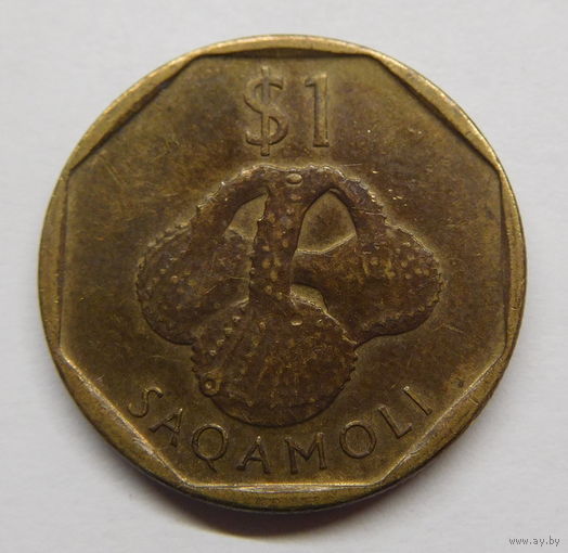 Фиджи 1 доллар 2010 г