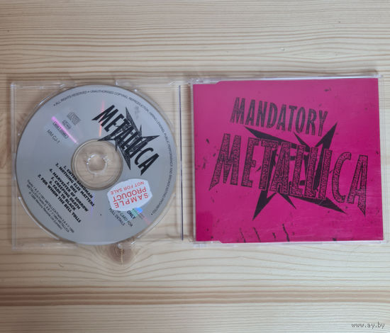 Metallica - Mandatory (Promo CD, UK, 2003) Неофициальный релиз