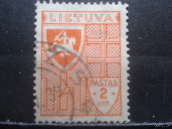 Литва, 1936. Стандарт, герб 2ст