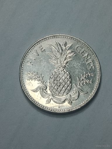 Багамские острова 5 центов  2005 года .