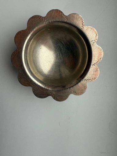 Мельхиоровая солонка СССР