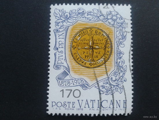 Ватикан 1978 печать папы Пия 9
