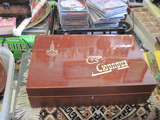 Сюрприз олимпийский. Шкатулка с феном.