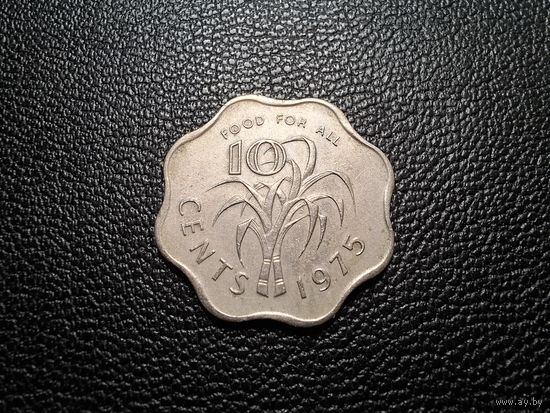 Эсватини (Свазиленд) 10 центов 1975 ФАО