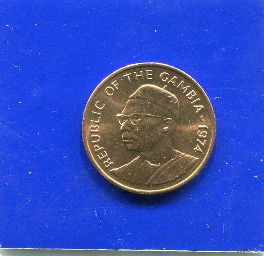 Гамбия 1 бутут 1974 UNC