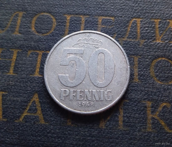50 пфеннигов 1968 (A) Германия ГДР #01