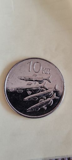 Исландия 10 крон 2008