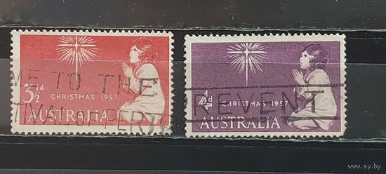 РАСПРОДАЖА. АВСТРАЛИЯ 1957г. Полная серия. Гаш.