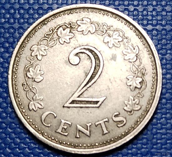 Мальта 2 цента 1972 г.