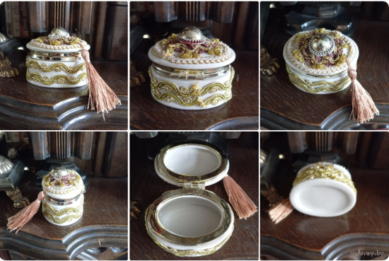 С 1 руб ШКАТУЛКА фарфор импортная