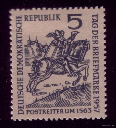 1 марка 1957 год ГДР 600