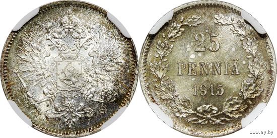 25 пенни 1915 ННР MS 66