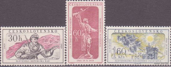 М2811 2-я Мировая Война ВОВ WWII WW2 Восстание Советика 1959 Чехословакия 3м п/с ** (ОКТ