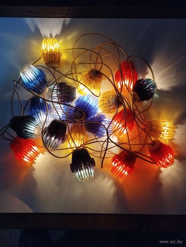 Ёлочные гирлянды СССР. Лот целиком