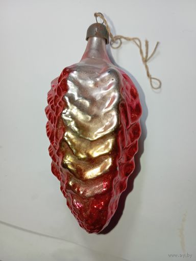 Ёлочная игрушки , Шишка . СССР . С рубля