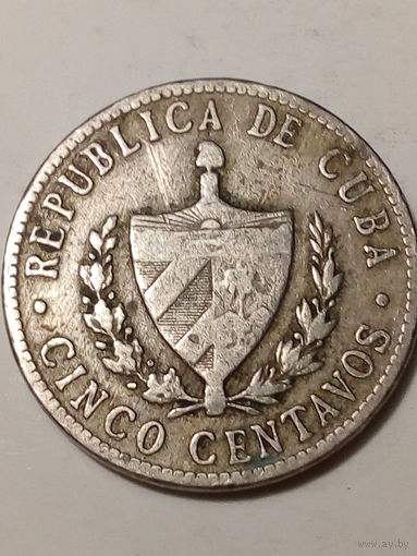 5 сентаво Куба 1946 год