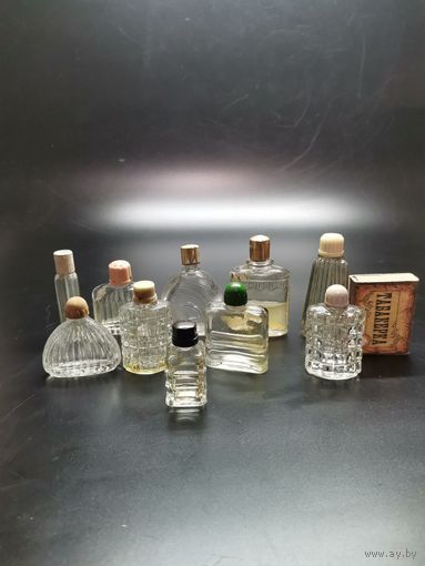 Флакон от парфюм СССР 10 шт. (одним лотом).