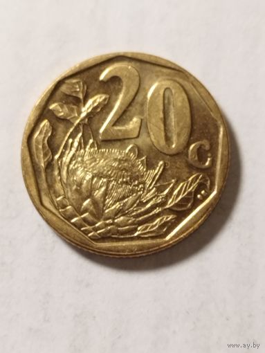 ЮАР 20 центов 2016