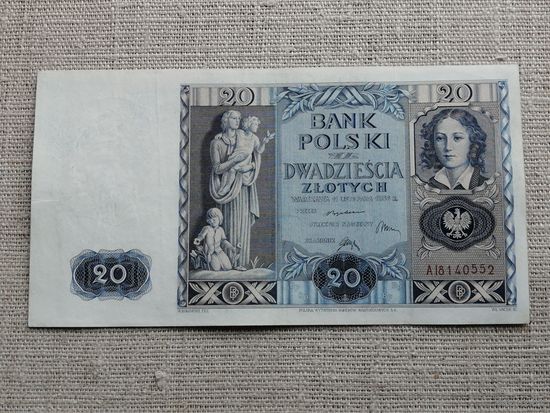Польша 20  злотых 1936 3