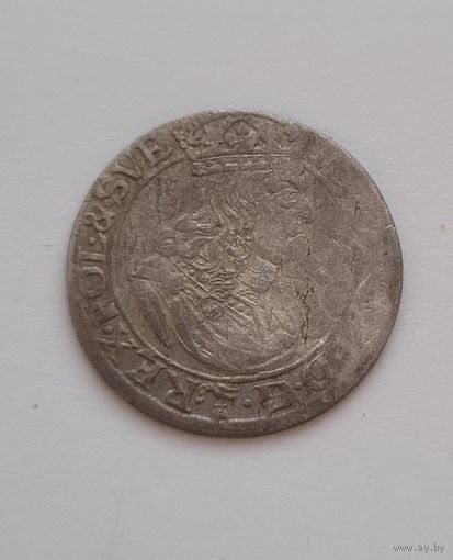 6 грошей 1660 года Каземир