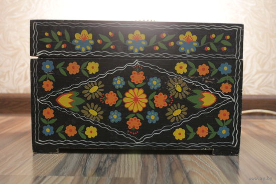 Шикарная расписная шкатулка сундучок