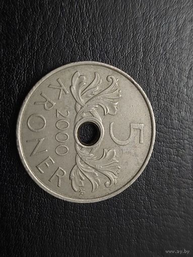 5 крон норвегия 2000