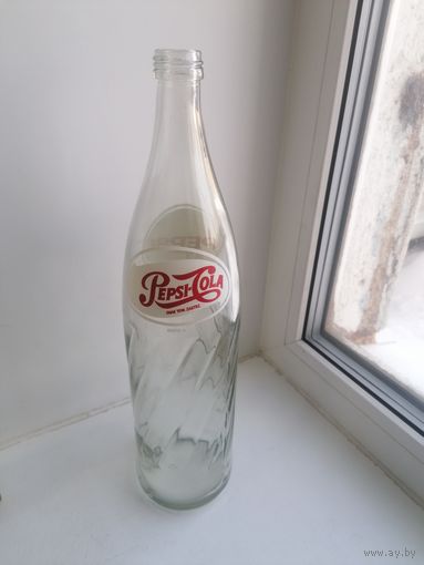 Бутылка Pepsi Cola литровая, ретро