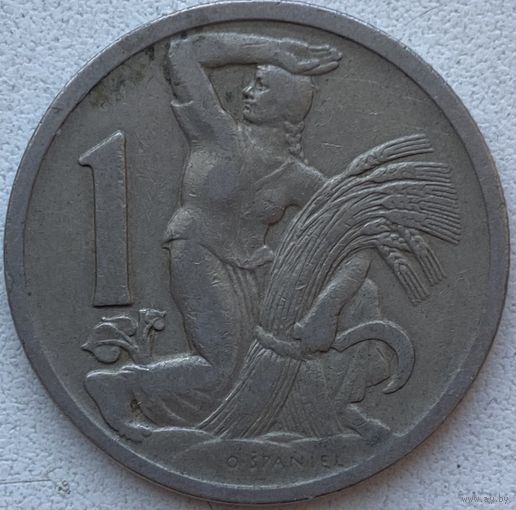Чехословакия 1 крона 1925 г.