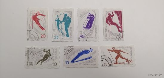 Румыния 1961. Зимние виды спорта. Полная серия