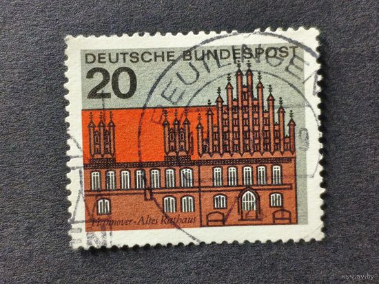 Германия 1964. Столицы земель Федеративной Республики Германия. Старая ратуша, Ганновер