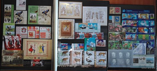 Марки Беларуси, чистый годовой комплект за 2013 год без блока 101, буквенный номинал марок 143, 94 руб