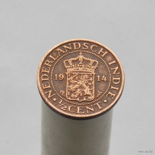 Голландская Индия 1/2 цент 1914