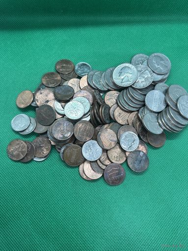 Центы США 1,5,10,25