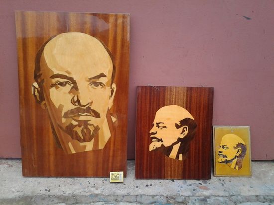 Инкрустации В.И.Ленин. Примерно 60-70 гг. прошлого века.ЦЕНА ЗА ВСЕХ!!!