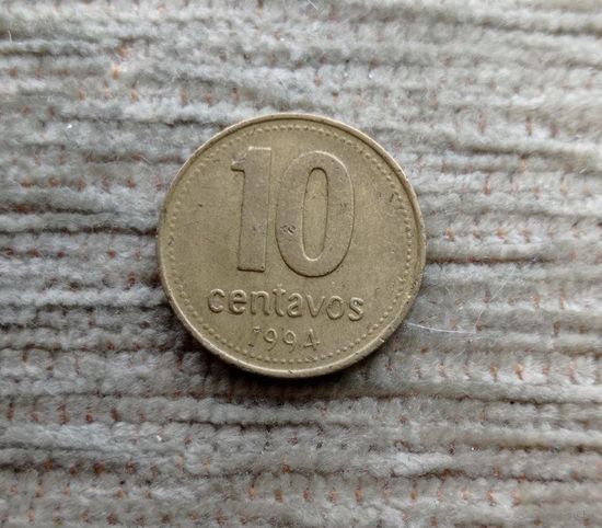 Werty71 Аргентина 10 сентаво 1994