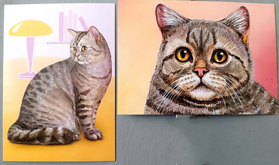 Коты. Домашние питомцы. Открытки, глянец