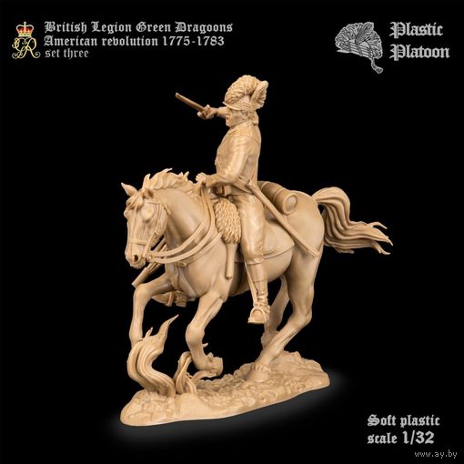 Plastic Platoon Американская Революция Конные Драгуны