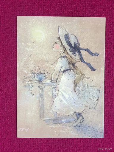 Девочка в шляпке. Екатерина Бабок. Чистая.